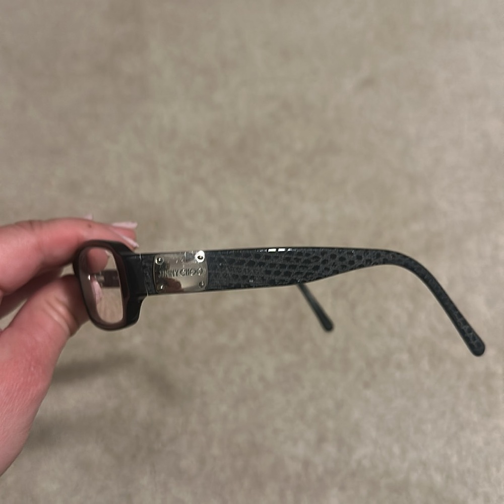 Jimmy Choo Chic Black Rectangular Prescription Gl… - image 3